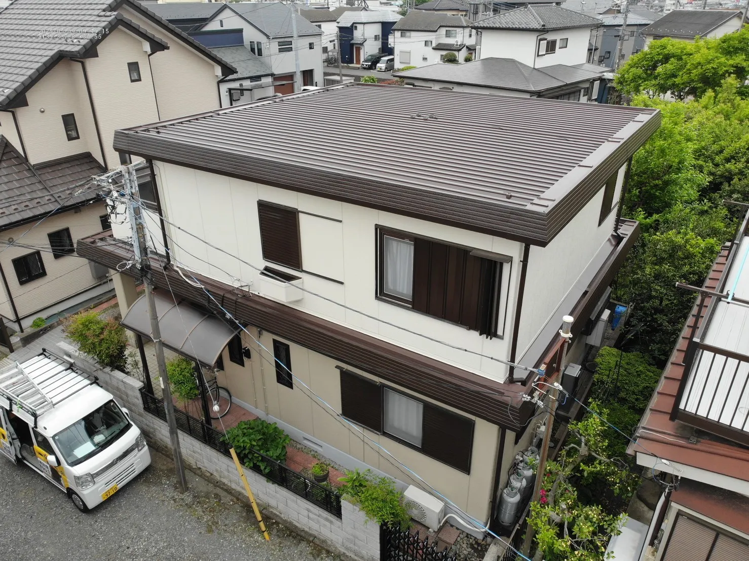 相模原市中央区田名　I様邸　屋根外壁塗装工事