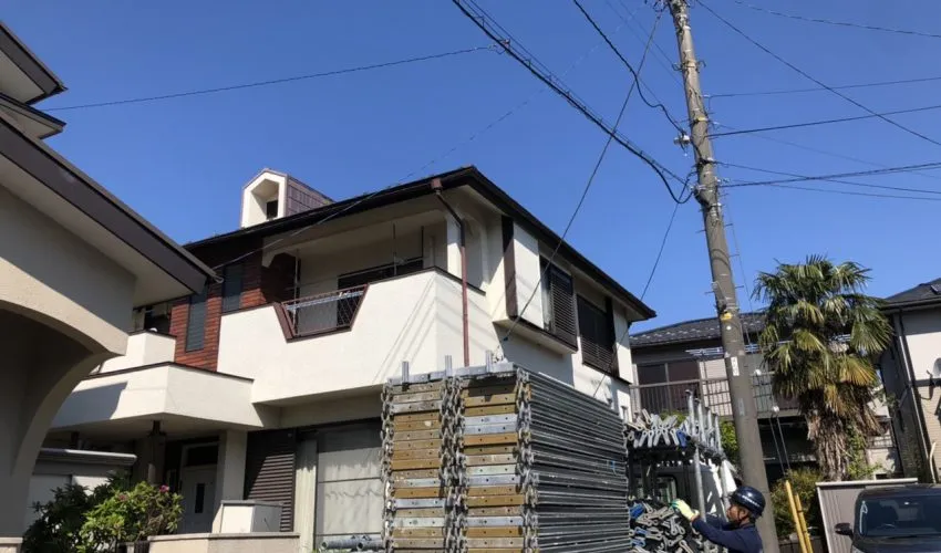 T様邸　屋根塗装、雨樋交換