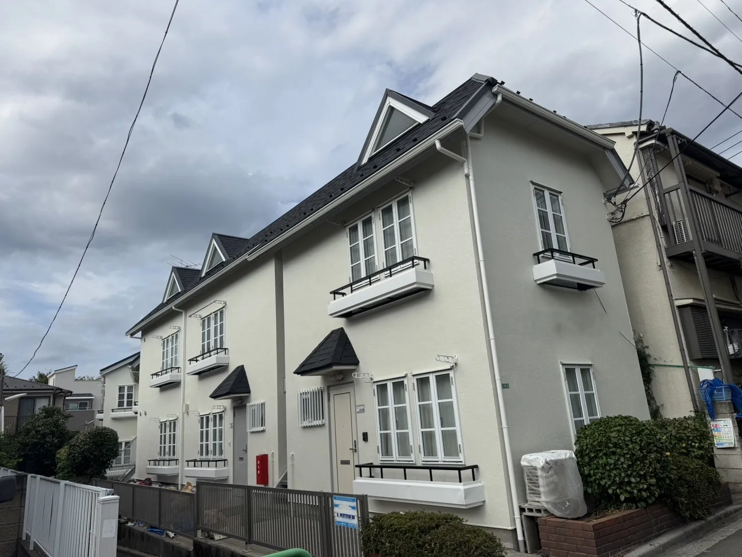 東京都練馬区アパート　屋根カバー外壁塗装その他外装工事