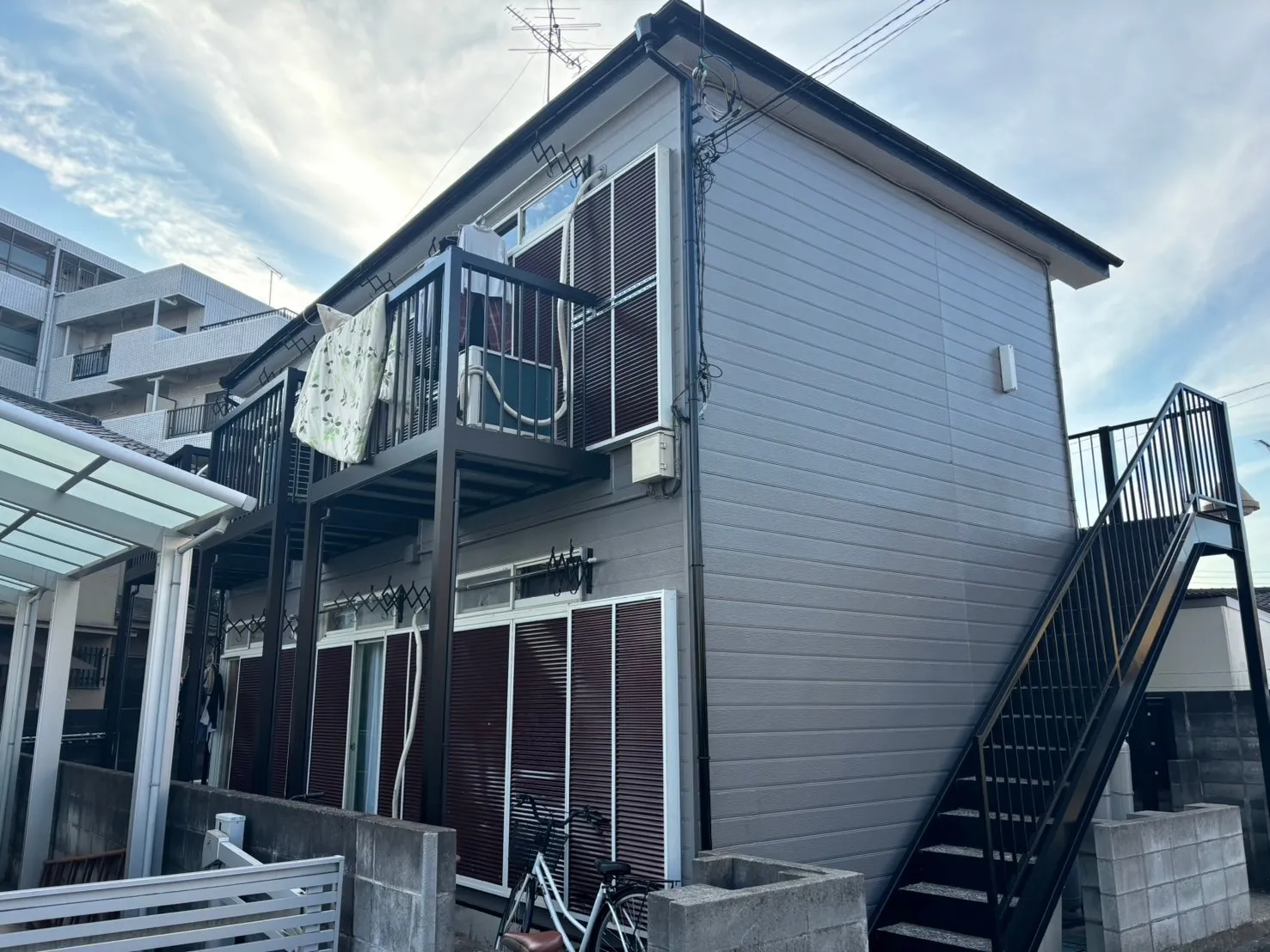 相模原市緑区橋本　西ハイツ　屋根外壁塗装ベランダ交換工事