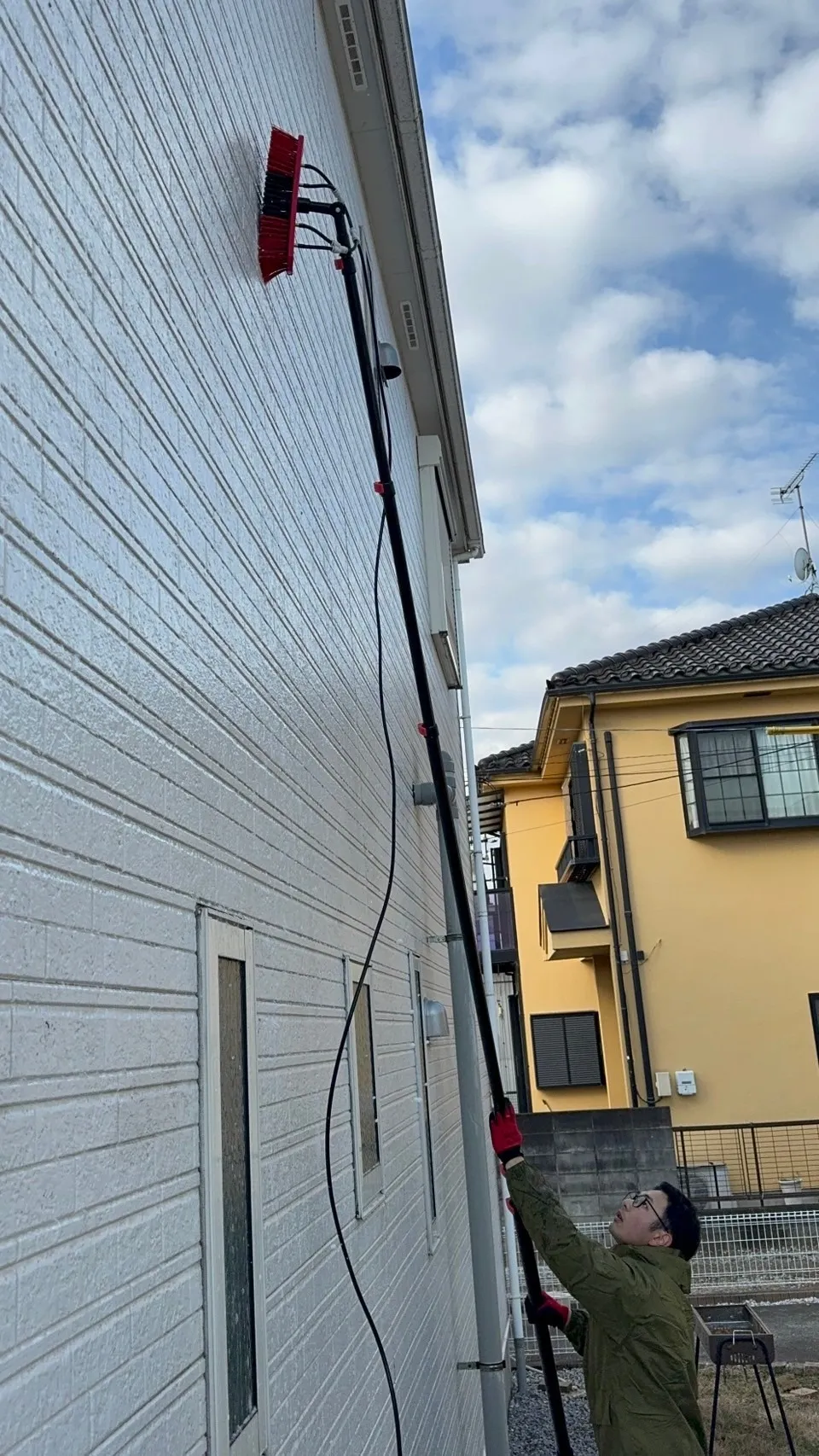 相模原市中央区田名　Y様邸　外壁洗浄工事（モニター）