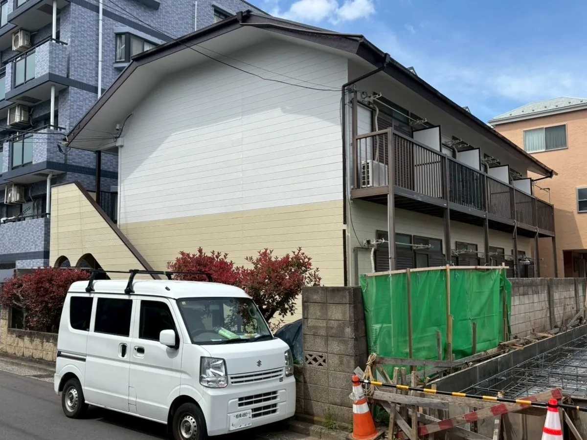 横浜市鶴見区　アパート　屋根・外壁塗装工事