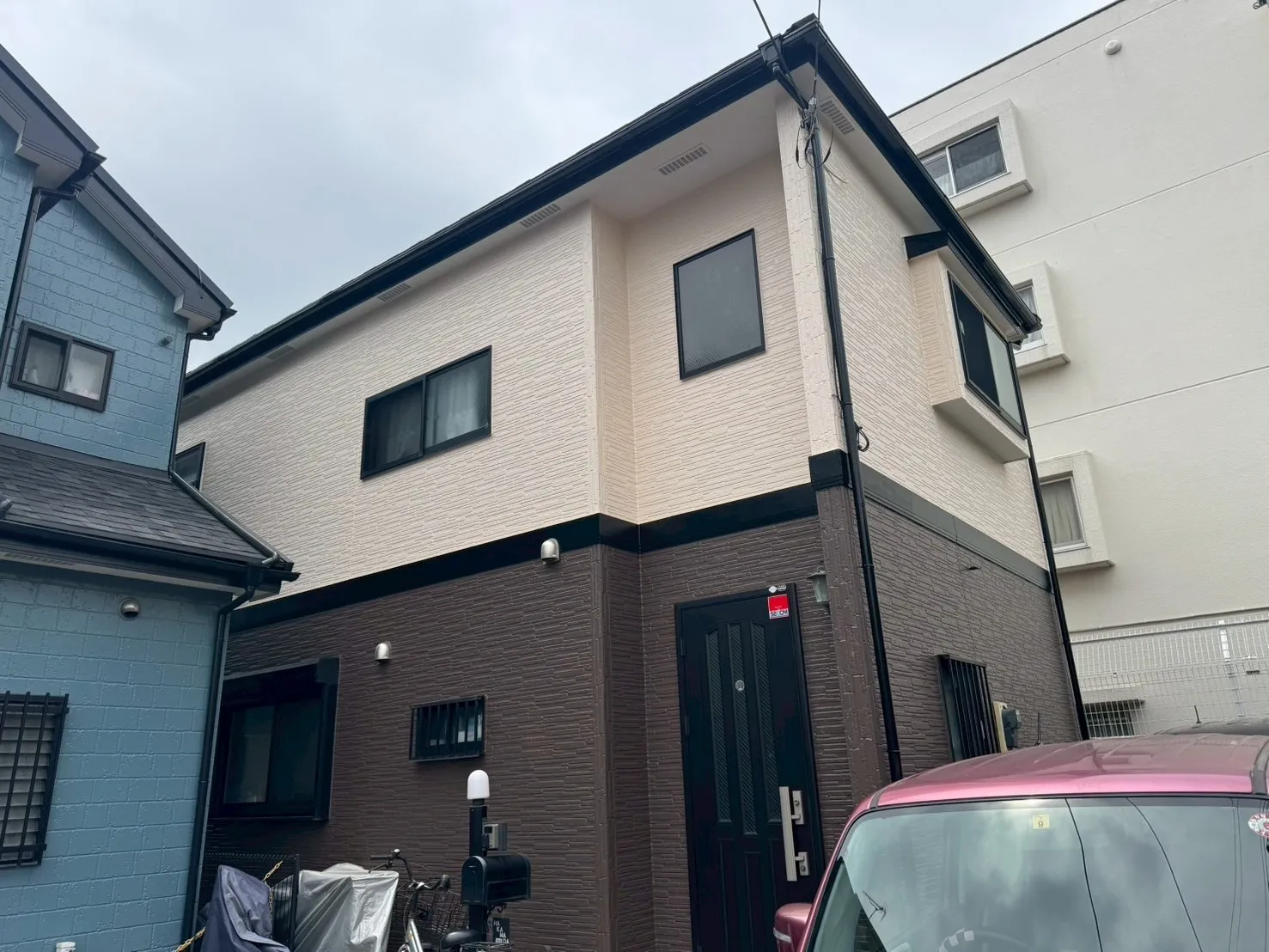 相模原市中央区上溝　H様邸　屋根カバー工事および外壁塗装工事