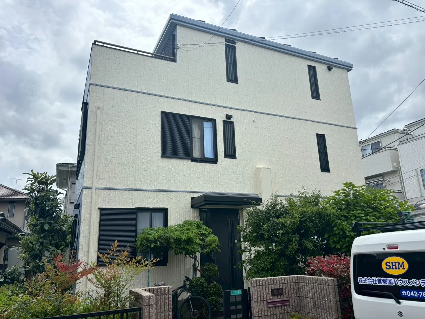 相模原市中央区矢部　H 様邸　屋根外壁塗装工事