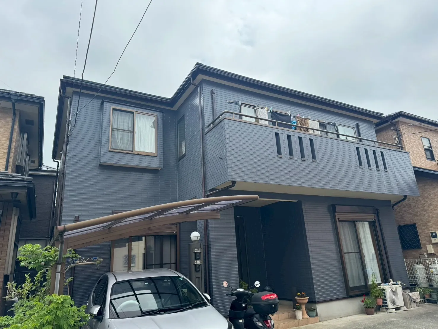 緑区下九沢Ｓ様邸　屋根カバー・外壁一部張り替え塗装工事
