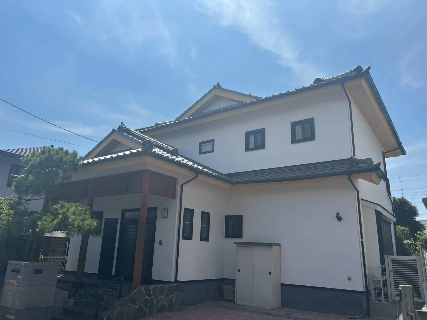 八王子市みつい台　K様邸　外壁・付帯部塗装工事及び木フェンス塗装工事