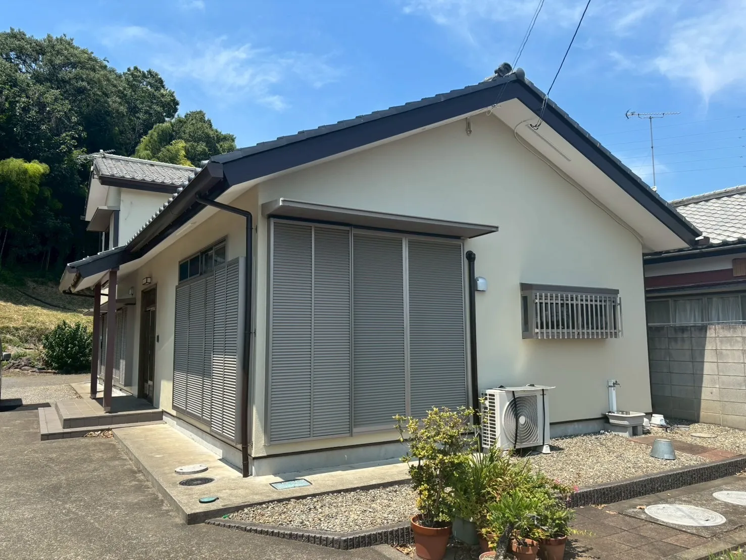 厚木市三田　K様邸　外壁塗装及び雨樋交換工事