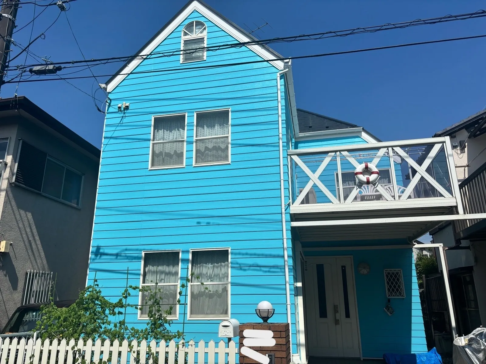 南区東大沼　O様邸　外壁塗装工事（２棟）