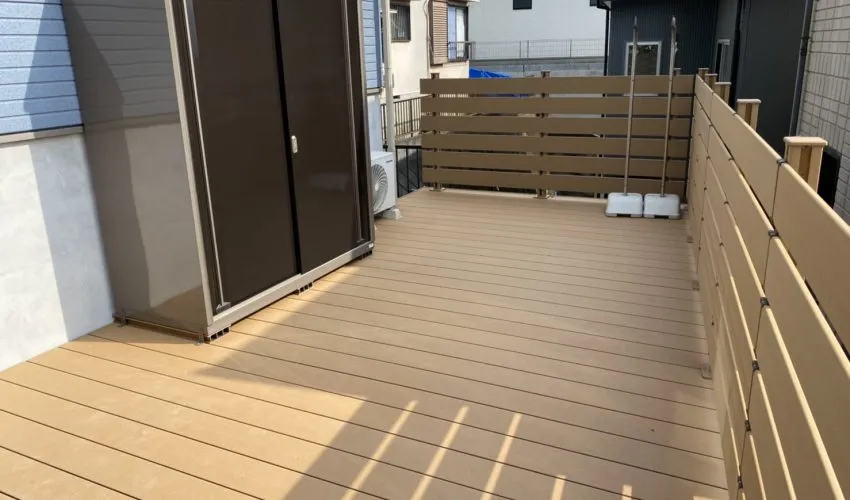 ウッドデッキ施工　Ｋ様邸