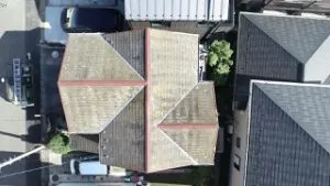 E様邸　屋根カバー工法、雨樋交換、外壁塗装工事